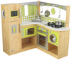 New Limited Edition Kidkraft Wooden Lime Green Corner Kitchen