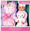 18 Inch Baby Emma Doll With 5 Accessories and Plush Playset - Blue Eyes