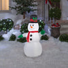 3.5 Foot Snowman with Top Hat and Scarf LED Airblown Inflatable