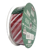 Kirkland Signature Wire Edged Candy Cane Stripe Sheer Ribbon 50yd X 1.5in