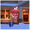 Impact Select Inflatable 5.7 FT Tall Puppy with Letters for Santa Mailbox