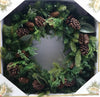 32" Dual Color LED Pre-Lit Battery Operated Wreath