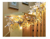 GE ConstantON 100 Clear Lights Glitter Gem Garland 9 ft, Clear