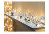 GE ConstantON 100 Clear Lights Glitter Gem Garland 9 ft, Clear