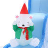 Gemmy 16145 Airblown Polar Bears on Slide Christmas Inflatable