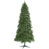 9 ft LED Pre-Lit Grand Duchess Slim Pine Artificial Christmas Tree, White Lights
