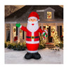 Gemmy Industries Yard Inflatables Santa 9 ft Holiday Time