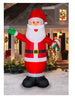 Gemmy Industries Yard Inflatables Santa 9 ft Holiday Time
