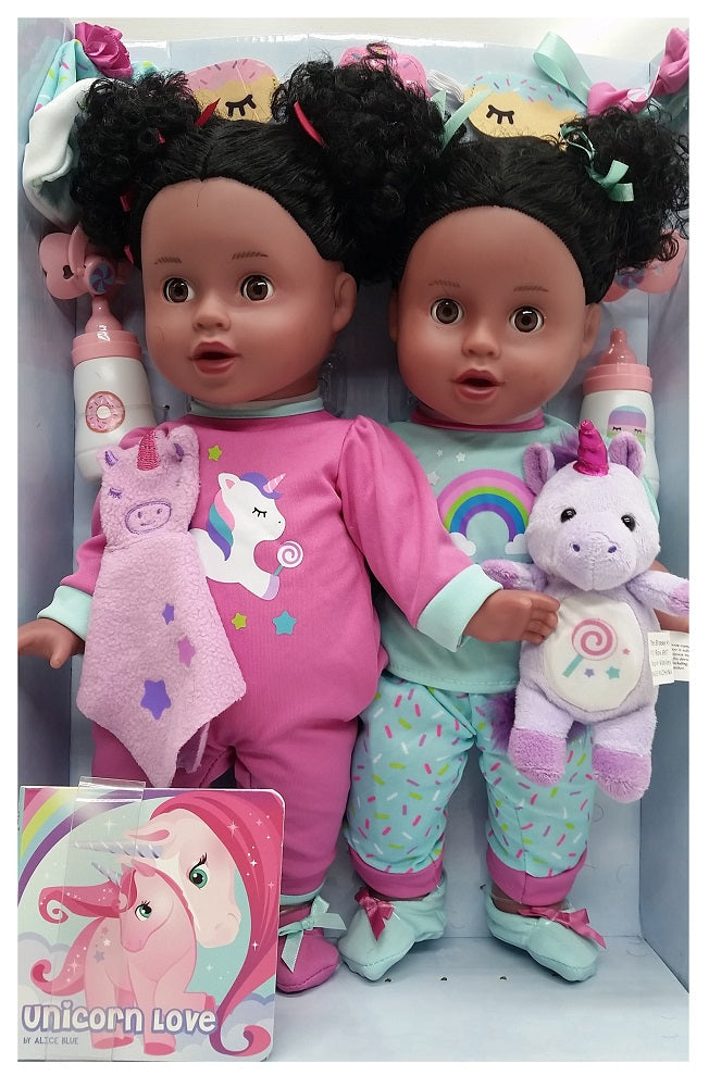 Celebrating twins vinyl doll clearance set