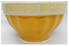Tabletops Unlimited AARON x-Large Stamped Bowl, Yellow