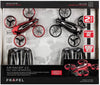 Propel Air Racer 2.0 Indoor/Outdoor Laser Battling Drones Red/Black 2-Pack