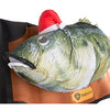 Gemmy 6.5 Feet Animatronic Lighted Musical Fish Inflatable Big Mouth Bass