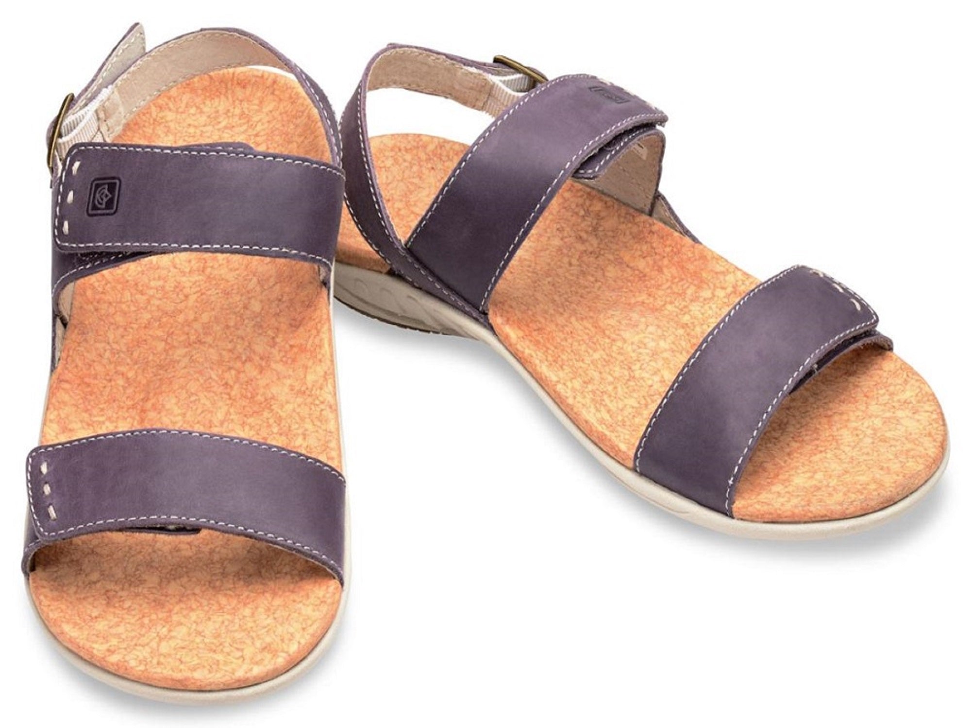 Spenco Alex Women's Strap Orthotic Sandals Purple, Size 8