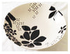 Tabletops Unlimited Alyson White with Black Ceramic 13" Shallow Pasta Bowl