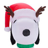 Peanuts Lighted Snoopy Woodstock in Stocking Christmas Inflatable 10FT Tall