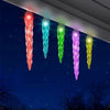 AppLights 24-Light LED Color Motion Multi-Color Icicle Light Set