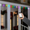 AppLights 24-Light LED Color Motion Multi-Color Icicle Light Set