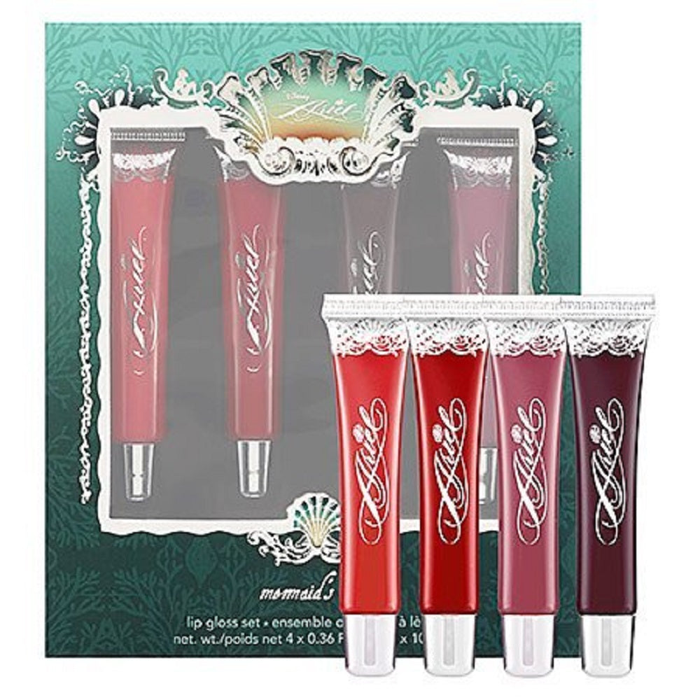 Disney Collection Ariel Mermaids Song 4 Piece Lip Gloss Set
