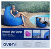 Avenli Inflatable Chair outdoor Lounge, Blue