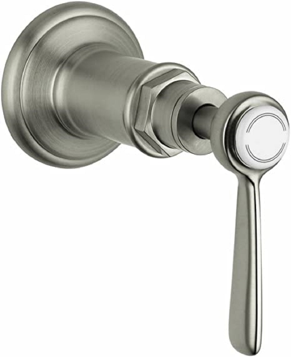 AXOR Montreux Classic 1-Handle 2-inch Wide Volume Control Valve Trim Only in Brushed Nickel, 16872821