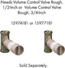 AXOR Montreux Classic 1-Handle 2-inch Wide Volume Control Valve Trim Only in Brushed Nickel, 16872821