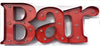 Black Series Marquee Bar Sign 9", Red