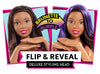 Barbie Flip & Reveal Deluxe Styling Head, African American Brunette