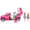 Barbie Limo & Fashionista Giftset with 4 Dolls