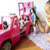 Barbie Limo & Fashionista Giftset with 4 Dolls