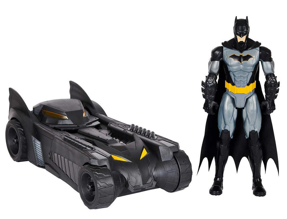 DC Batmobile and Tactical Batman Figure - The Caped Crusader