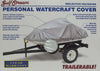 Personal Watercraft Cover Fits 2 & 3 Seater Model D 124" x 48" x 42" - Silver
