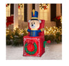 Holiday Time Yard Inflatables Animated Pop-Up Bear 5 ft