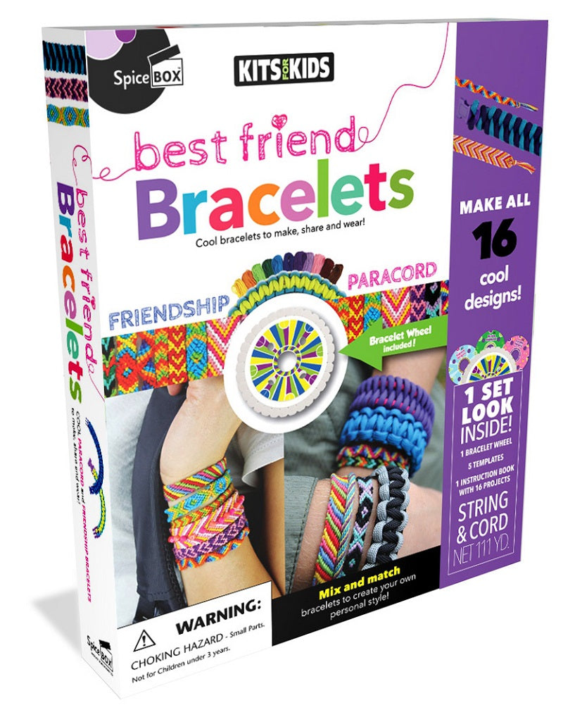 Best Friends Bracelets (Kits for Kids) by Spice Box - Brand New