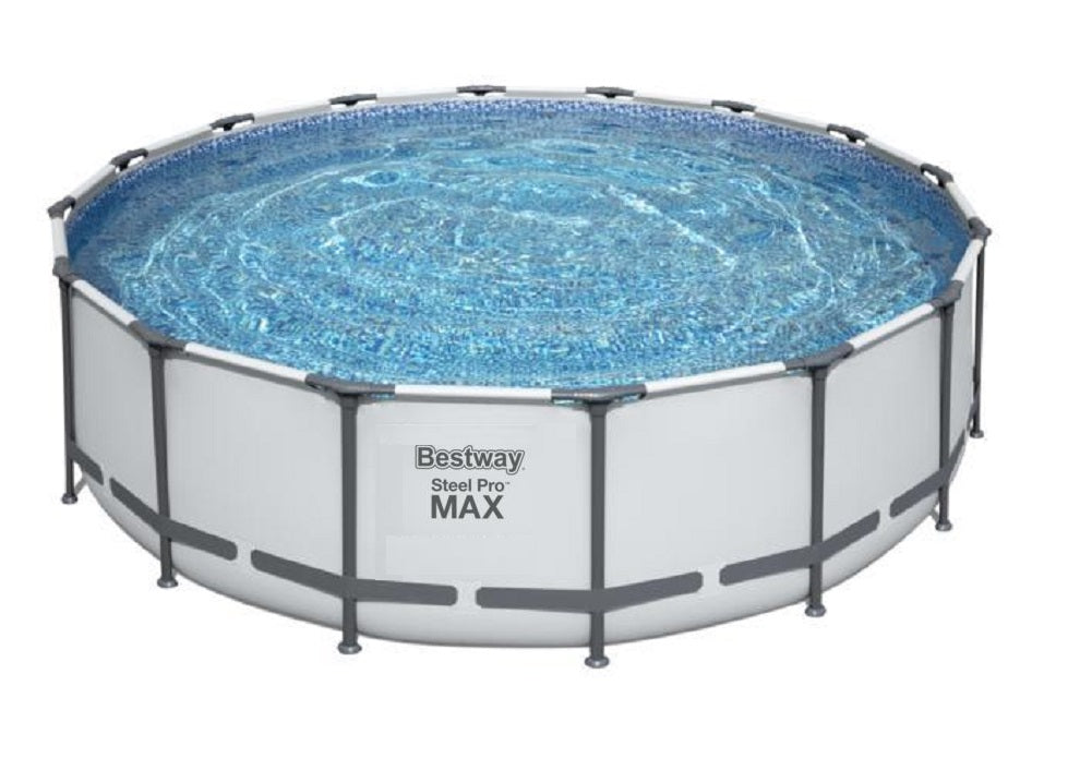 Bestway Steel Pro MAX 16' x 48" Frame Above Ground Round Swimming Pool Set