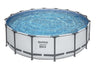 Bestway Steel Pro MAX 16' x 48" Frame Above Ground Round Swimming Pool Set