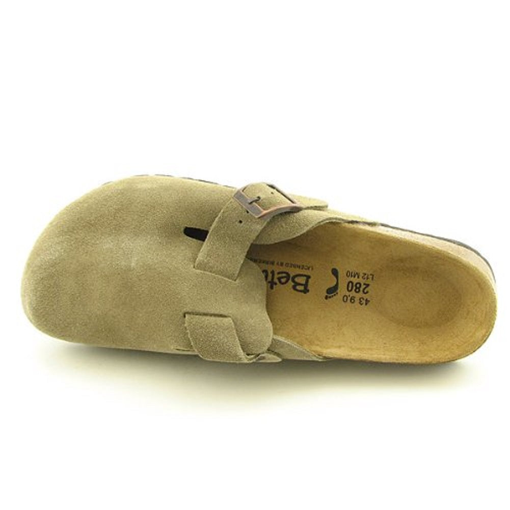 Betula Licensed by Birkenstock Taupe Suede Clog Size 37 My Quick Buy