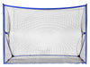 Hathaway Par 5 Golf Training Net System with Black Net and Royal Blue Trim