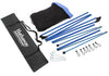 Hathaway Par 5 Golf Training Net System with Black Net and Royal Blue Trim