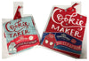 Hallmark North Pole Big Elf "Cookie Maker" & Little Elf "Cookie Taker" Apron ...