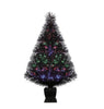 Holiday Time Fiber Optic Concord Christmas Tree 32 in, Black