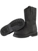 MuckBoots Men's Black Wellie Classic Composite Toe Work Boot, Size 10.5