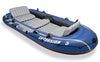 Excursion 5 Inflatable 5-Person Boat Set with Aluminum Oars, Pump, and Bag