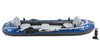 Excursion 5 Inflatable 5-Person Boat Set with Aluminum Oars, Pump, and Bag
