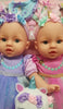 Celebrating Twins 15" Twin Baby Dolls with Blue Eyes A Magical Day-Unicorn
