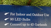 Kirkland Signature Pre-Lit 9' Garland 90 LED Bulbs