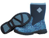 Muck Boots Women Breezy Mid Cool Casual All Purpose Boot Blue Print Sz 6