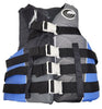 Connelly Men's 4 Belt Nylon Life Jacket Black/Blue Adult Small/Medium