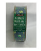 Kirkland Signature 1.5 In 50 yd Wire Edged Ribbon Blue with Green Polka Dots