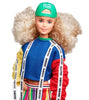 Barbie BMR1959 - Color Block Sweatshirt with Logo Tape & Striped Shorts