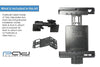 Padholder Ram Lock Series Lock & Dock iPad Dash Kit for 2004-2007 Infiniti QX56 with Console Shift